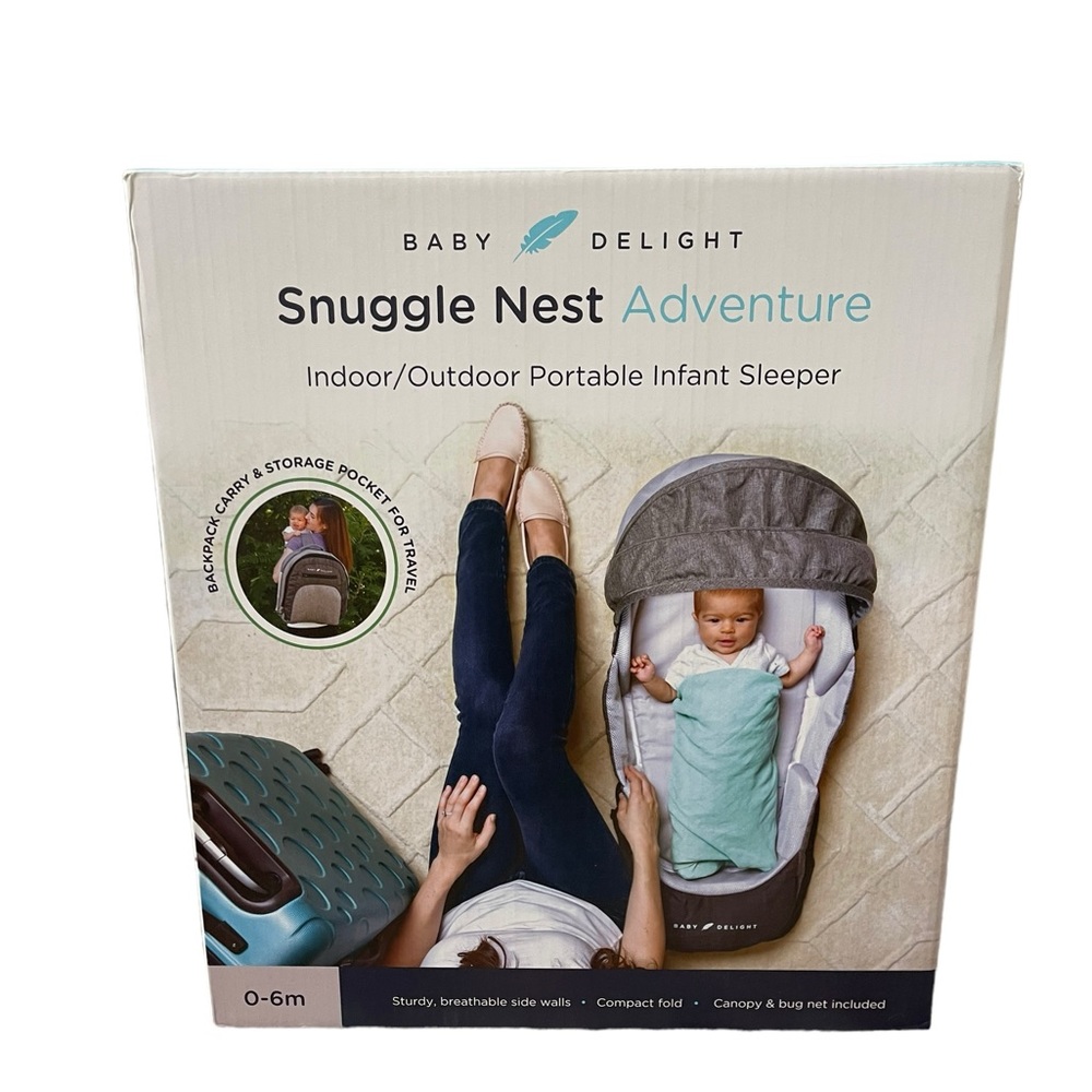 Baby Delight- Snuggle Nest Adventure Indoor/Outdoor Portable Infant Sleeper